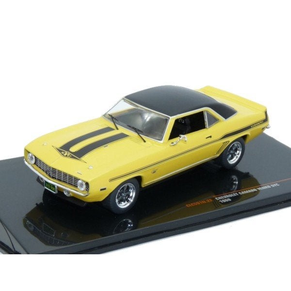 Chevrolet Camaro Yenko SYC 1969 Geel Model 1/43 Ixo Models, Overige merken, Ixo Models, Auto, Ixo Models