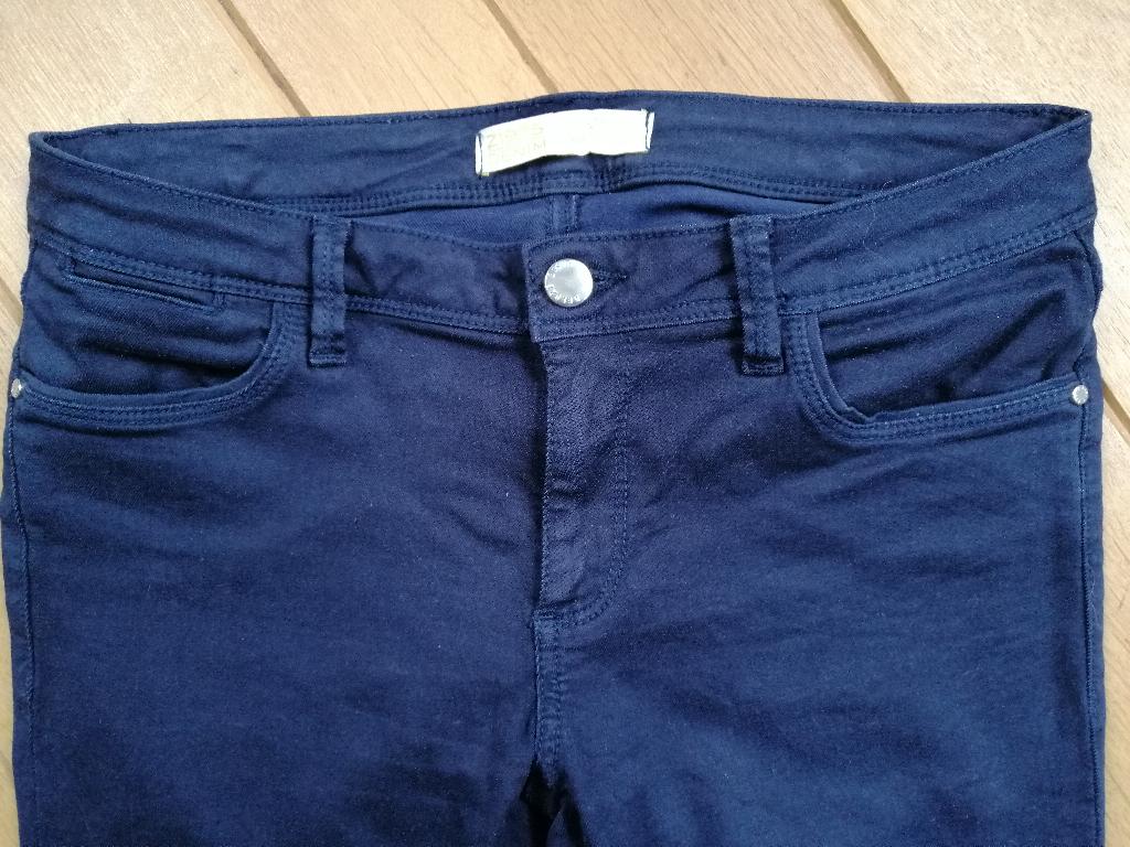 ZARA Denim broek Z 1975 blauw maat 38 - zgan -, Kleding | Dames, Broeken en Pantalons, Maat 38/40 (M), Blauw, Zara, Ophalen of Verzenden