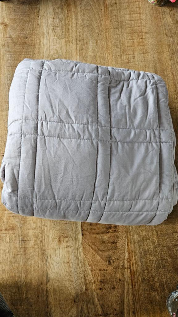 Verzwaringsdeken 7 kg, Ophalen, Eenpersoons, Grijs, Deken of Dekbed