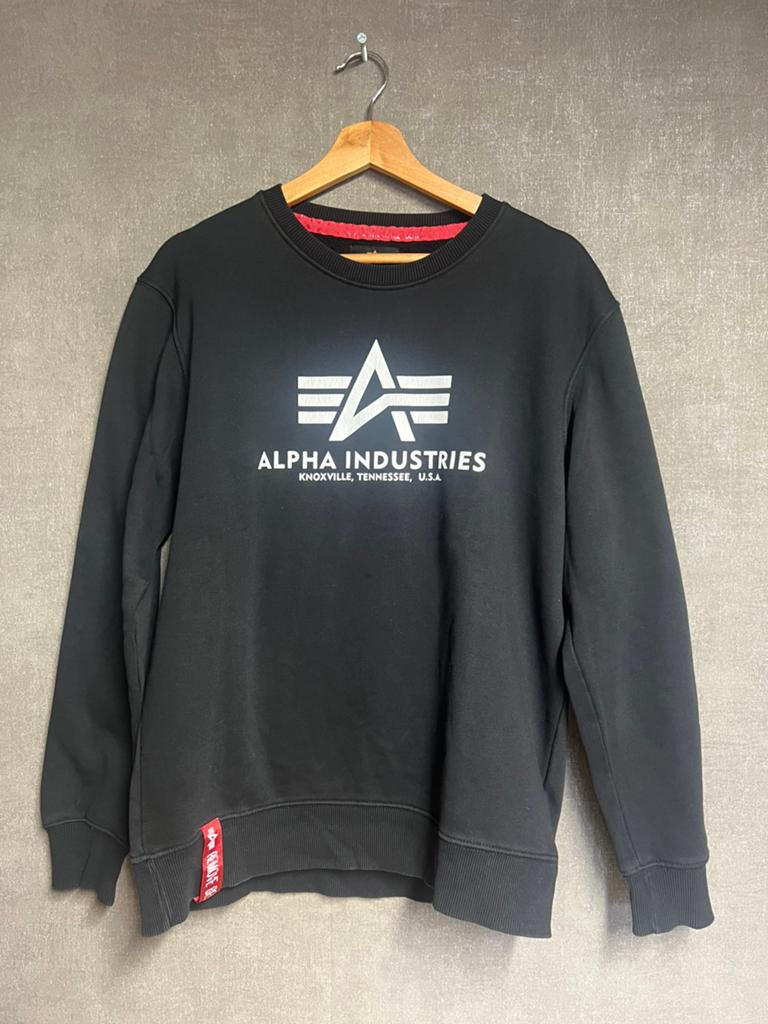 Alpha industries trui, Ophalen of Verzenden, Gedragen, Maat 48/50 (M), Zwart