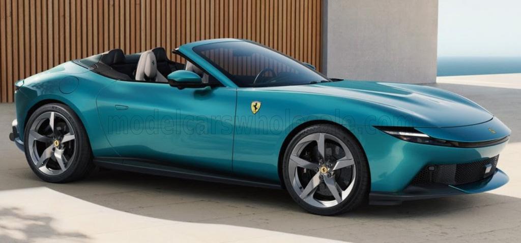 BBR 1:43 Ferrari Amalfi Spider Verde Costiera, Ophalen of Verzenden, Nieuw, Auto, Overige merken