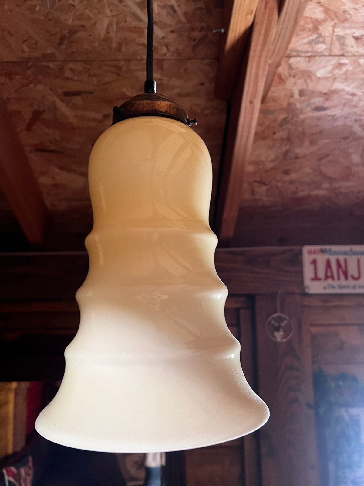 Glazen hanglampen, Ophalen, Overige materialen, Gebruikt, Jaren 60/70