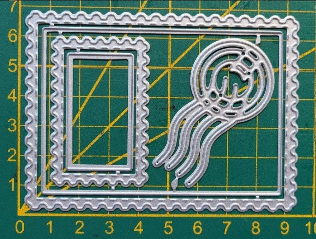 Nieuw  Snijmal  postzegel  frame, Ophalen of Verzenden, Overige thema's, Pons of Mal