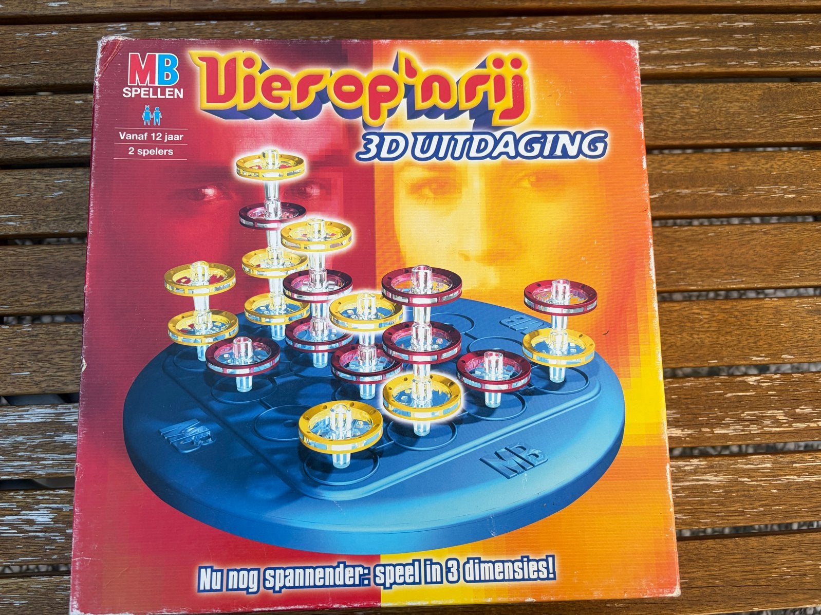 Vier op een Rij 3D Uitdaging - MB Spellen, Een of twee spelers, Ophalen of Verzenden, Gebruikt