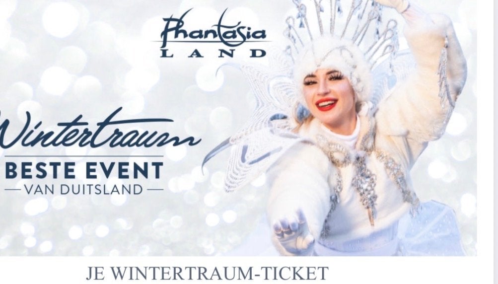 3 Phantasialand tickets. Vaste bezoekdatum op 18 december., Tickets en Kaartjes, Drie personen of meer, Ticket of Toegangskaart
