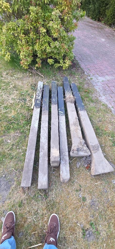 Beton posten-palen, Ophalen, Gebruikt, Minder dan 180 cm, Palen
