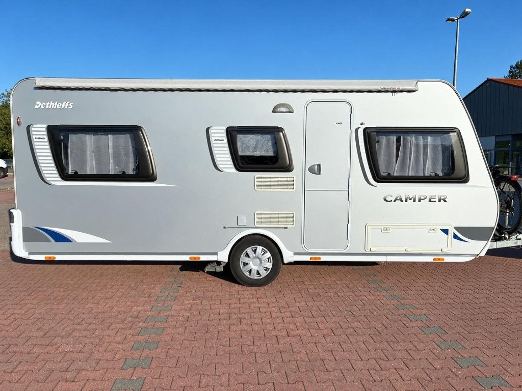 Dethleffs Camper caravan 510 TK met stapelbed, Kachel, Rondzit, Omvormbare zithoek, Particulier