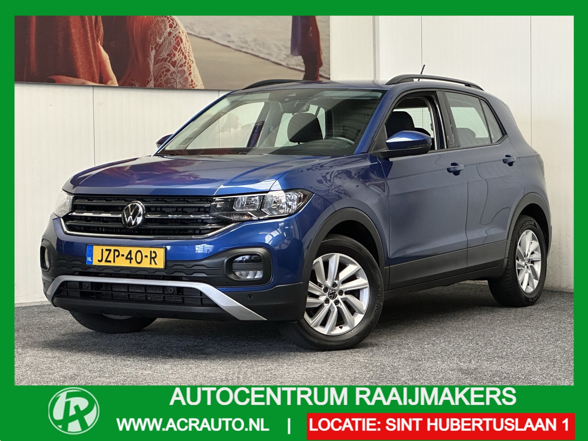 Volkswagen T-Cross 1.0 TSI STYLE NAVIGATIE CRUISE CONTROL AI, Auto's, Voorwielaandrijving, Dealer onderhouden, Gebruikt, Blauw