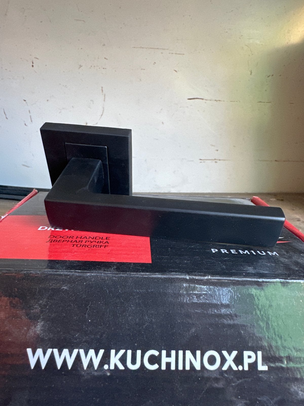 Nieuwe Kuchinox Deurklink - Zwart, Modern Design, Ophalen, Nieuw, Overige materialen, Klink of Kruk