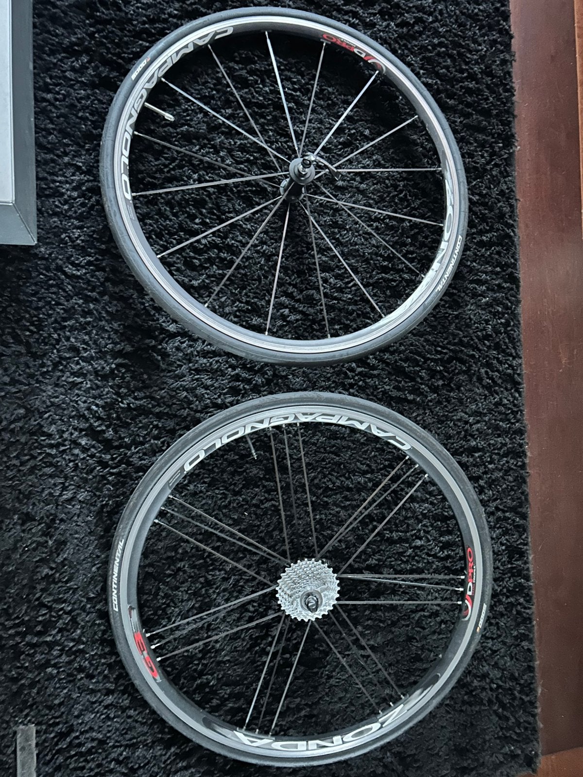 Zeer mooie set Campagnolo Zonda wielen, Ophalen, Zo goed als nieuw