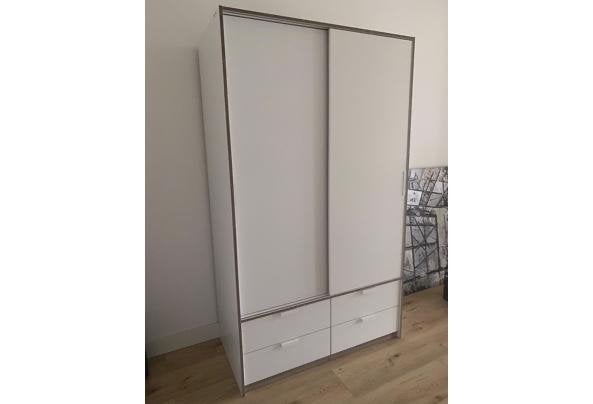 Witte kledingkast IKEA TRYSIL Kledingkast, Ophalen, Gebruikt, 100 tot 150 cm, 200 cm of meer