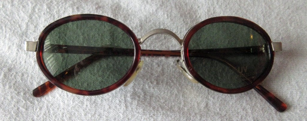 zonnebril 1 vintage retro jaren 80  Nieuw, Overige merken, Zonnebril, Bruin, Nieuw