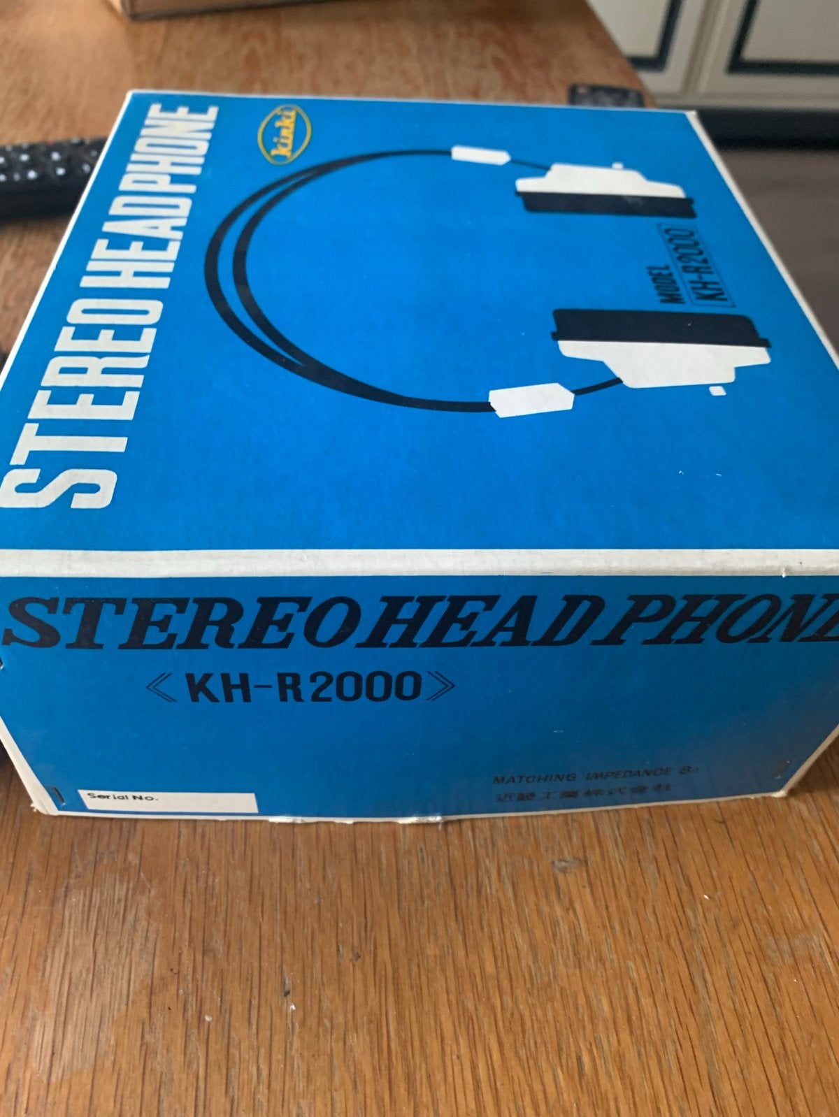 Vintage Kinki Stereo Hoofdtelefoon KH-R2000 - Zeldzaam!, Overige merken, Gebruikt, Verzenden, Over-ear