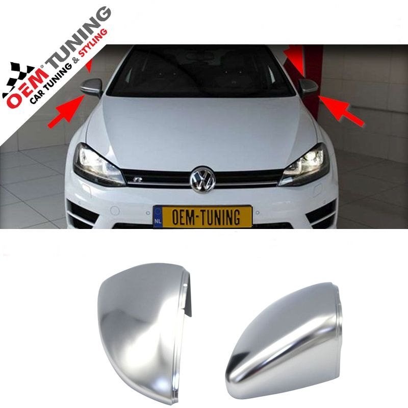 Spiegelkappen geschikt voor GOLF 7 & 7.5 | R -LOOK | 12-20 |, Ophalen of Verzenden
