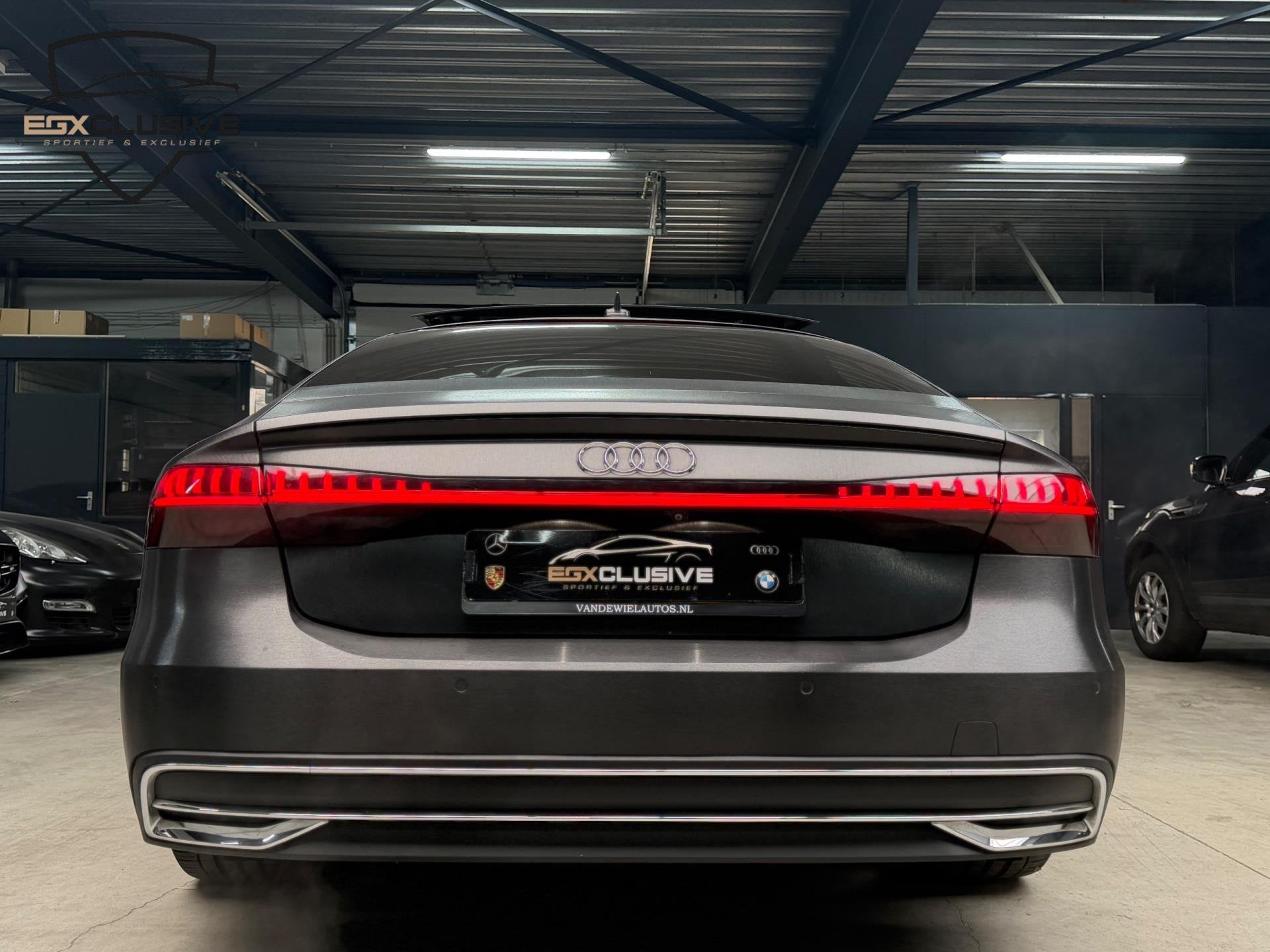 Audi A7 SPORTBACK 55 TFSI quattro Pro Line S ACC/HUD/PANO/LU, Auto's, Dealer onderhouden, Gebruikt, 2995 cc, 2000 kg