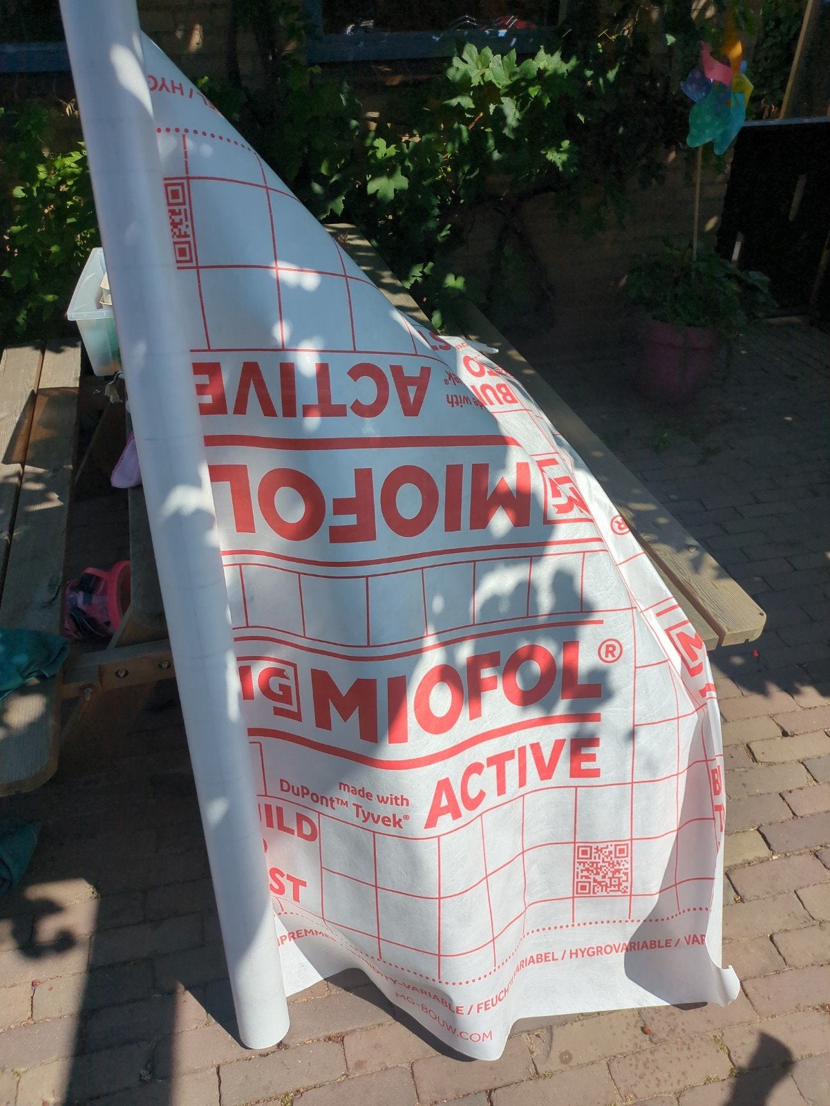 Klimaat folie Miofol active 150cm x ca. 15m, Overige materialen, Nieuw, 15 m² of meer, Ophalen