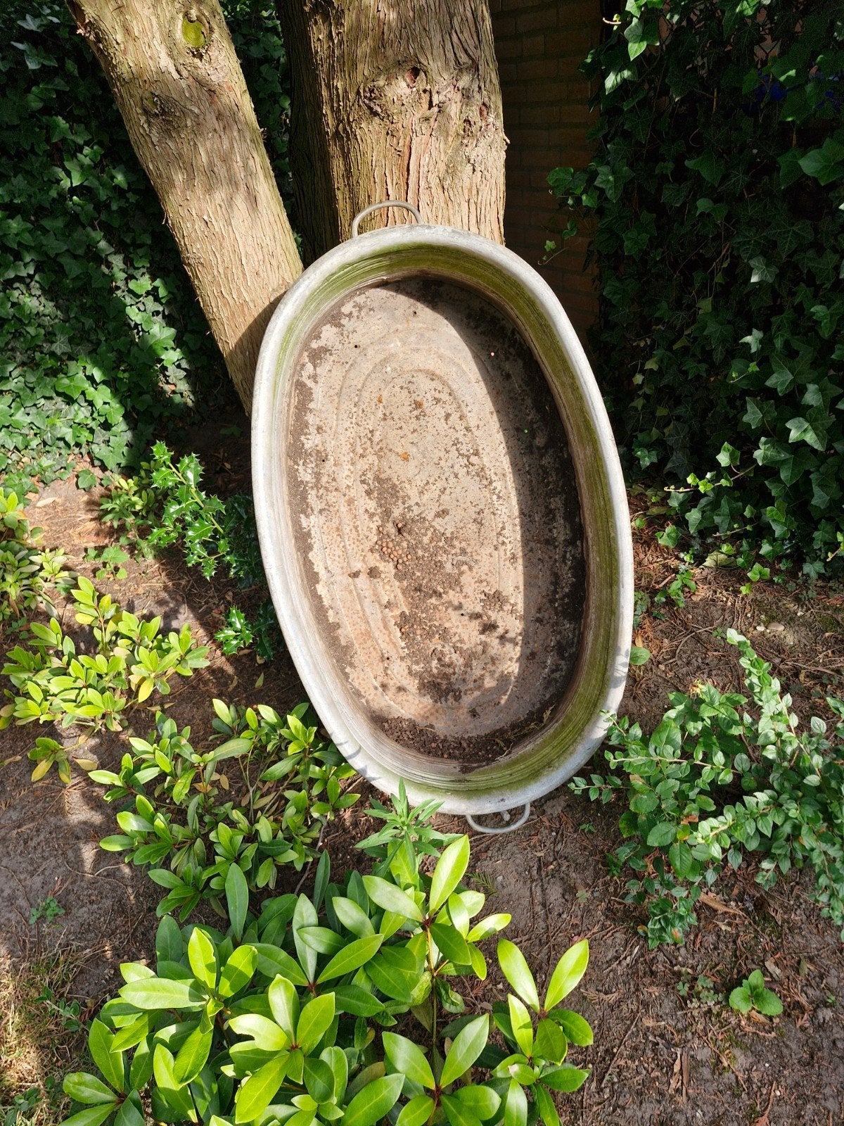 Grote zinken teil, Ophalen, Overige materialen, Gebruikt, Minder dan 30 cm