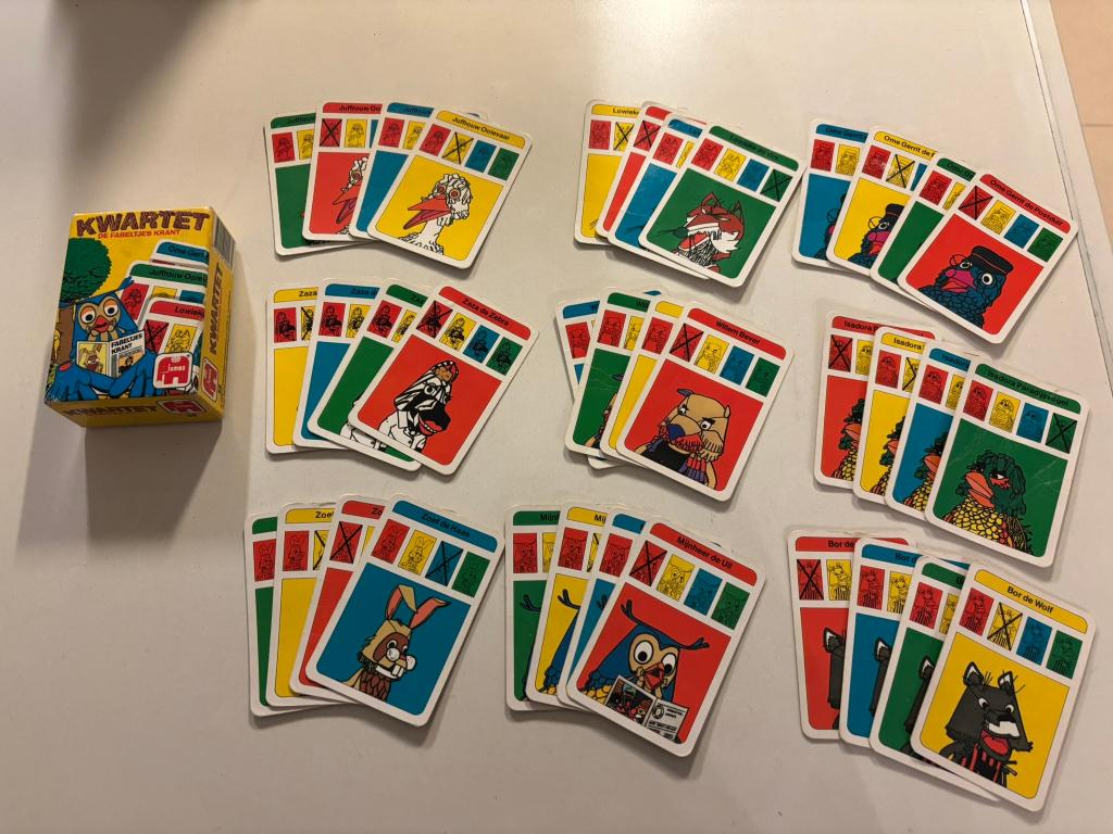 Jumbo spellen fabeltjeskrant meneer de uil kwartet spel!, Verzamelen, Ophalen of Verzenden, Zo goed als nieuw, Kwartet(ten)