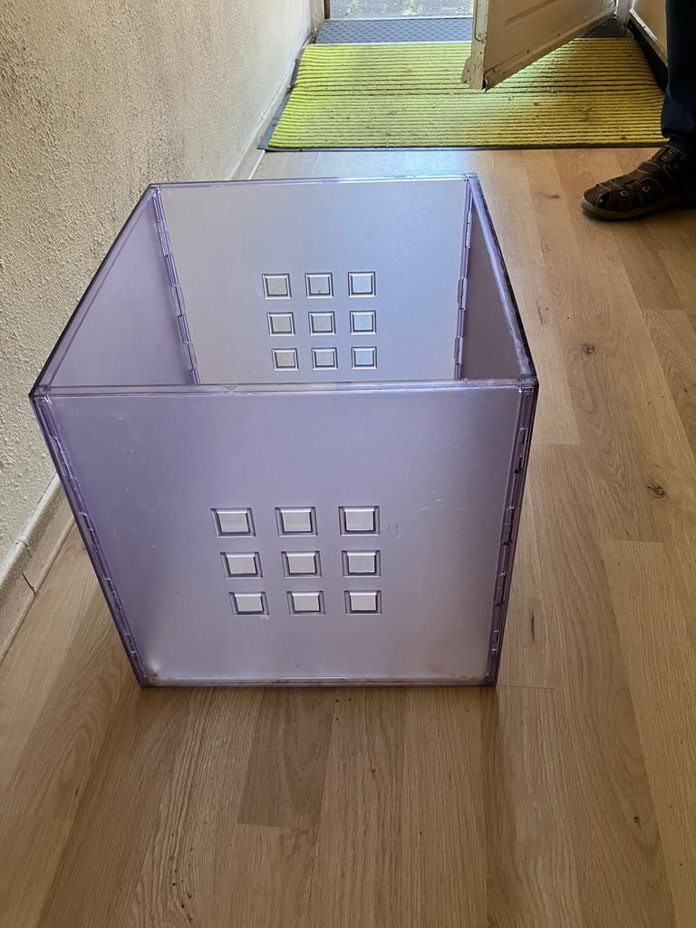 Ikea Lekman Kallax bak transparant, Ophalen of Verzenden, Zo goed als nieuw