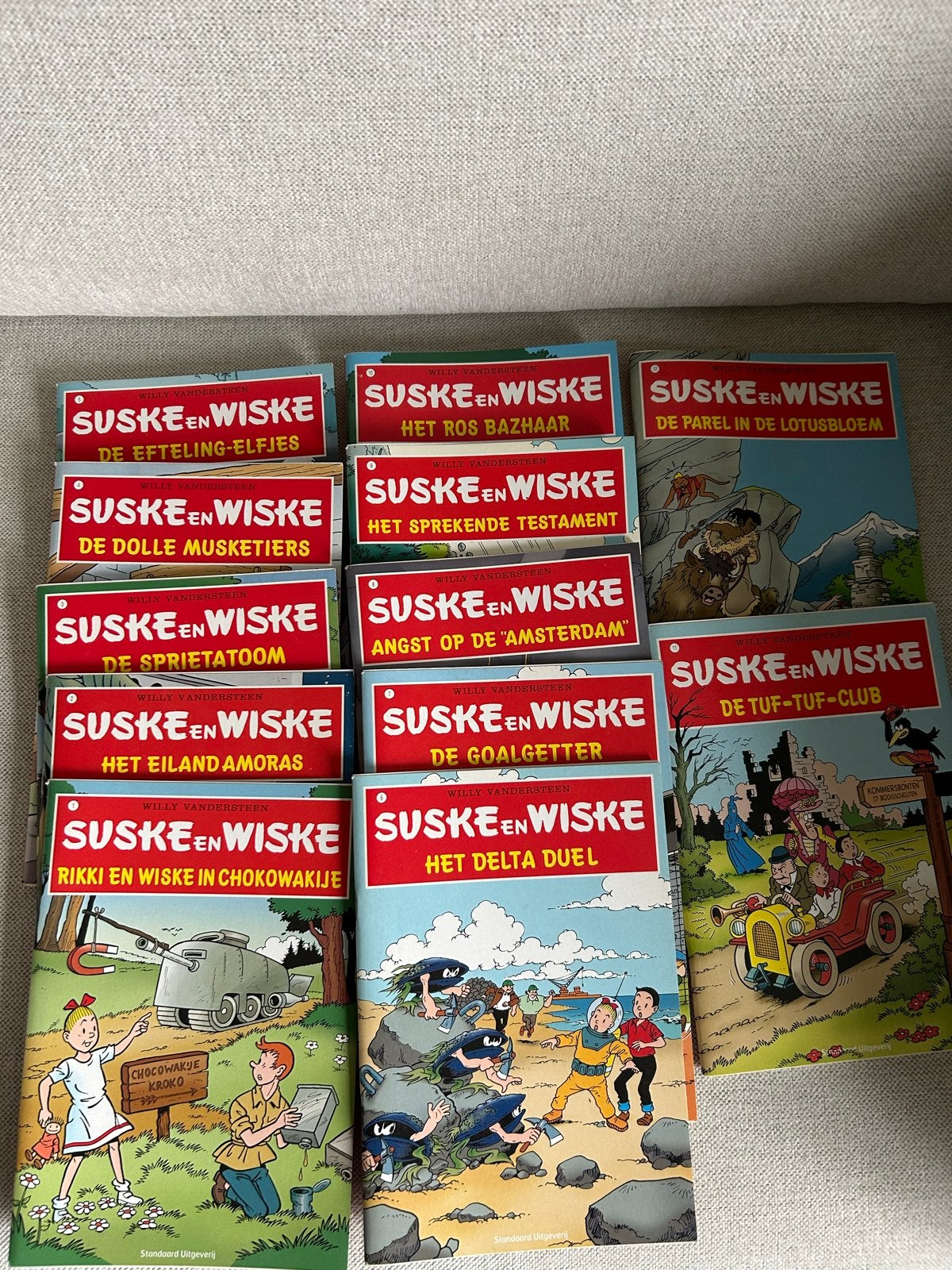 Suske en Wiske - Unieke Uitgaven (12-delige serie), Complete serie of reeks, Ophalen, Gelezen