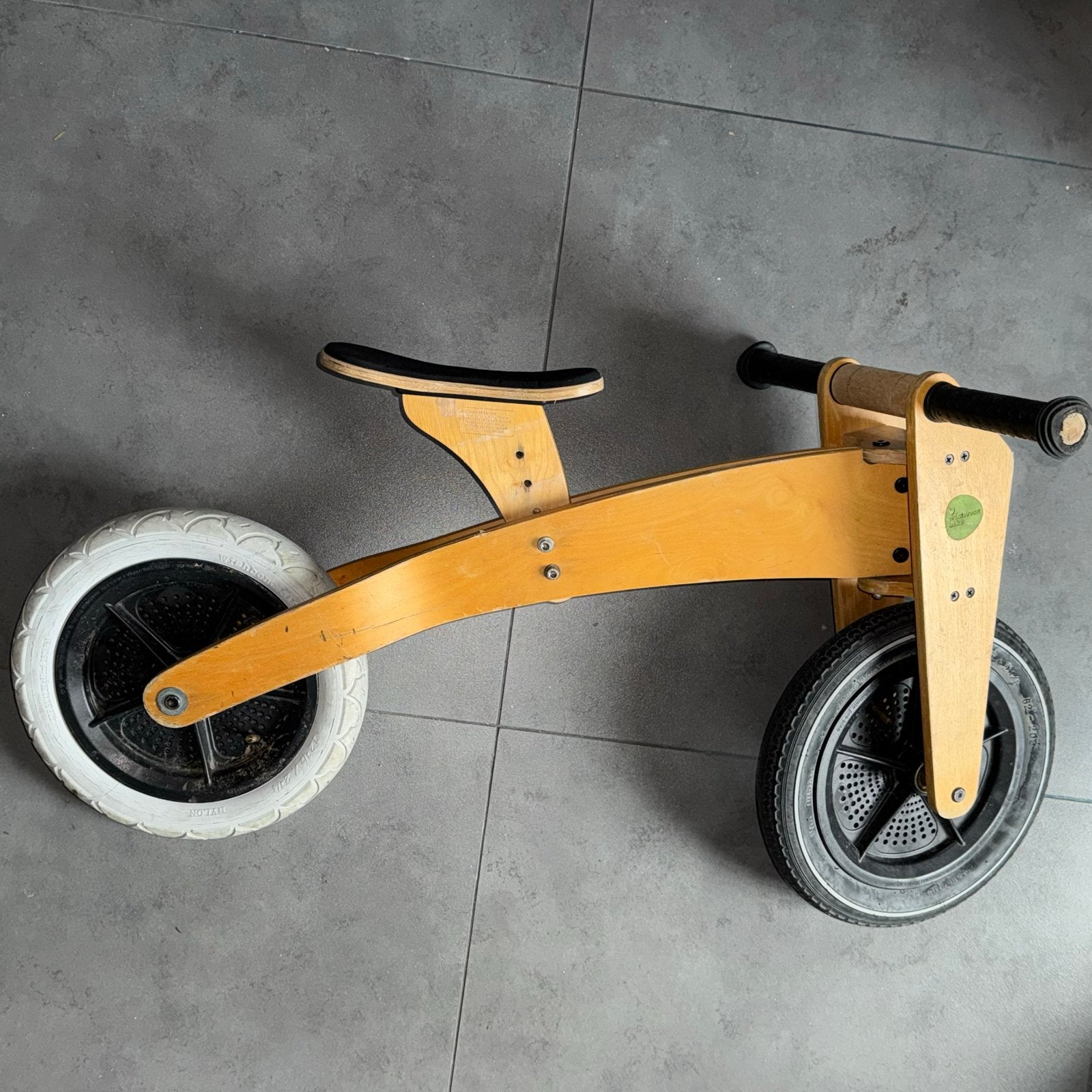 Houten loopfiets voor kinderen - ideaal om te oefenen, Ophalen of Verzenden, Gebruikt, Loopfiets