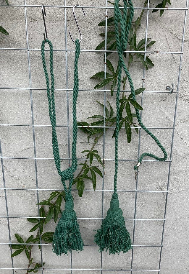 EMBRASSE MET ENKELE FLOS GROEN NIEUW, Overgordijn, -, -, Nieuw