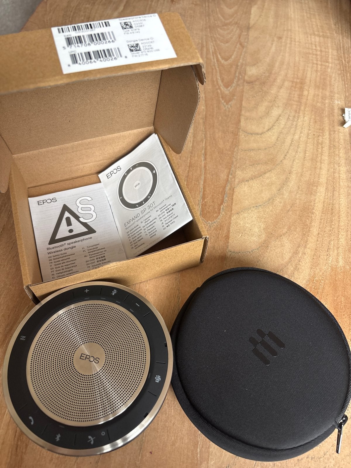 Nieuwe EPOS SP30T Bluetooth Speakerphone - MS Teams, Audio, Tv en Foto, Luidsprekers, Overige merken, Overige typen, Nieuw, Ophalen of Verzenden