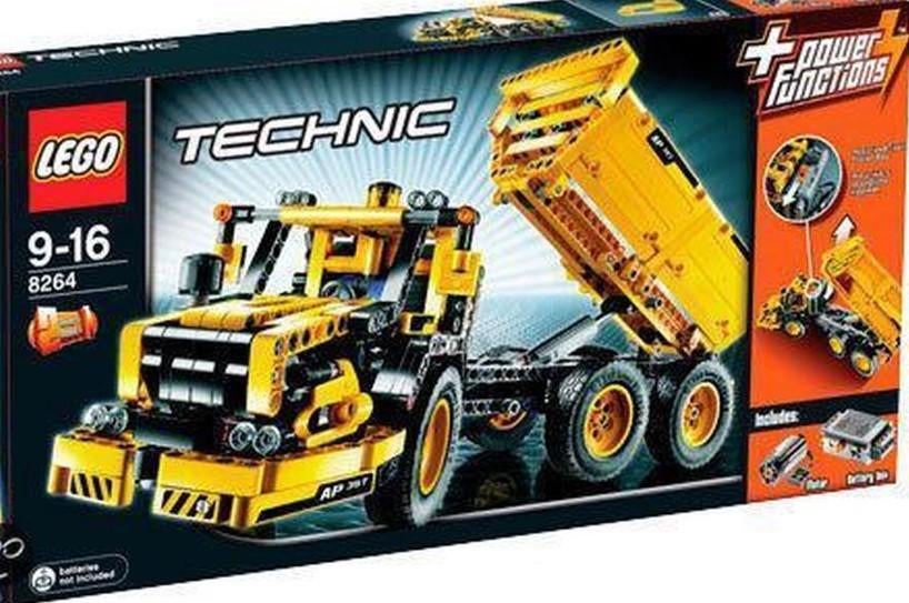 Lego 8264 Dumptruck kiepwagen vrachtwagen truck Technic, Ophalen of Verzenden, Gebruikt, Complete set, Lego