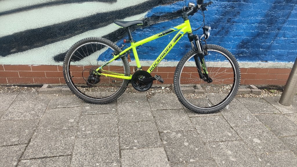 Fiets 24inch mountainbike ROCKRIDER S500, Minder dan 45 cm, Ophalen, Gebruikt, Overige merken