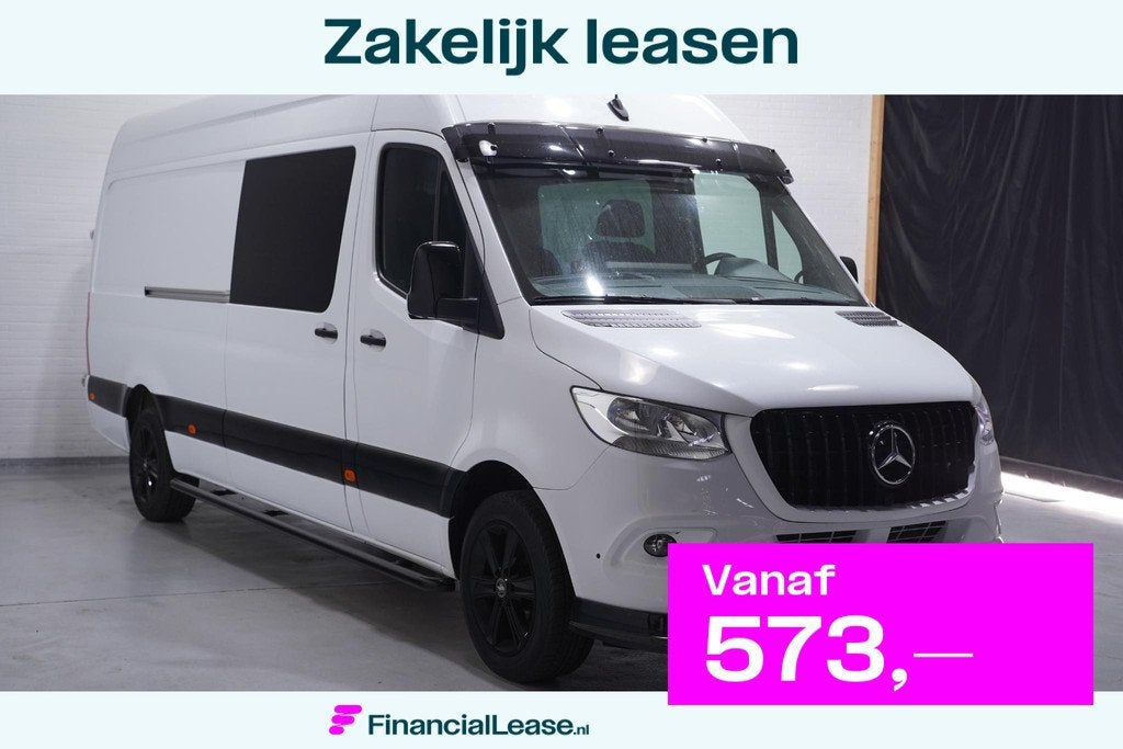 Mercedes-Benz Sprinter 315 CDI 150 pk L3 Dubbel Cabine AMG G, Auto's, Bestelauto's, Bedrijf, Lease, Financial lease, 360° camera