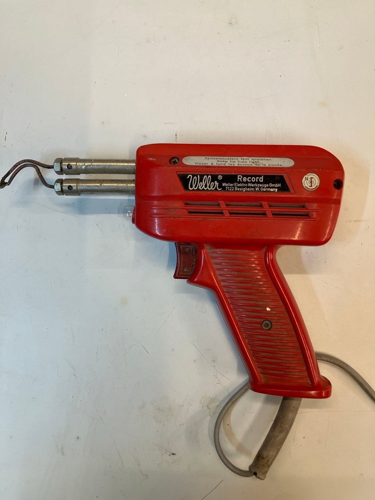 Weller Record Soldeerbout Type 8100C - Vintage, Ophalen of Verzenden, Gebruikt