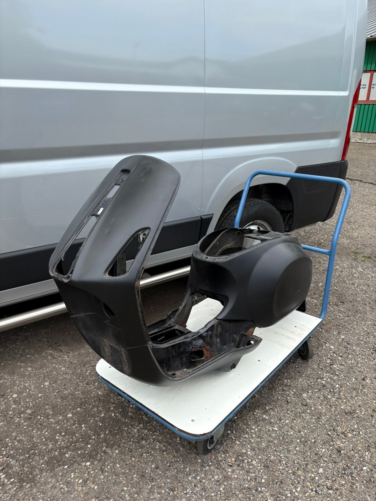 Gebro scooters: Vespa sprint frame 45KM BJ2016 zwart, Ophalen of Verzenden, Gebruikt, Frame, Vespa