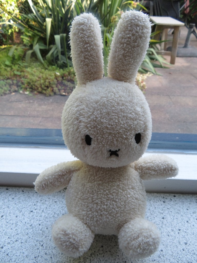 Wit velours Nijntje Miffy merk BonTon Toys, Konijn, Ophalen of Verzenden, Zo goed als nieuw, Wasbaar