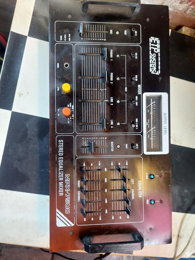 ETP Systems MPX-7500 Stereo Equalizer Mixer, Muziek en Instrumenten, Mengpanelen, Ophalen of Verzenden
