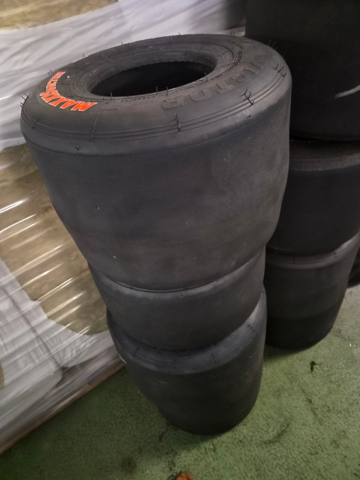 Gebruikte kartbanden - Maxxis Victor, Ophalen of Verzenden, Gebruikt, Onderdelen Kart