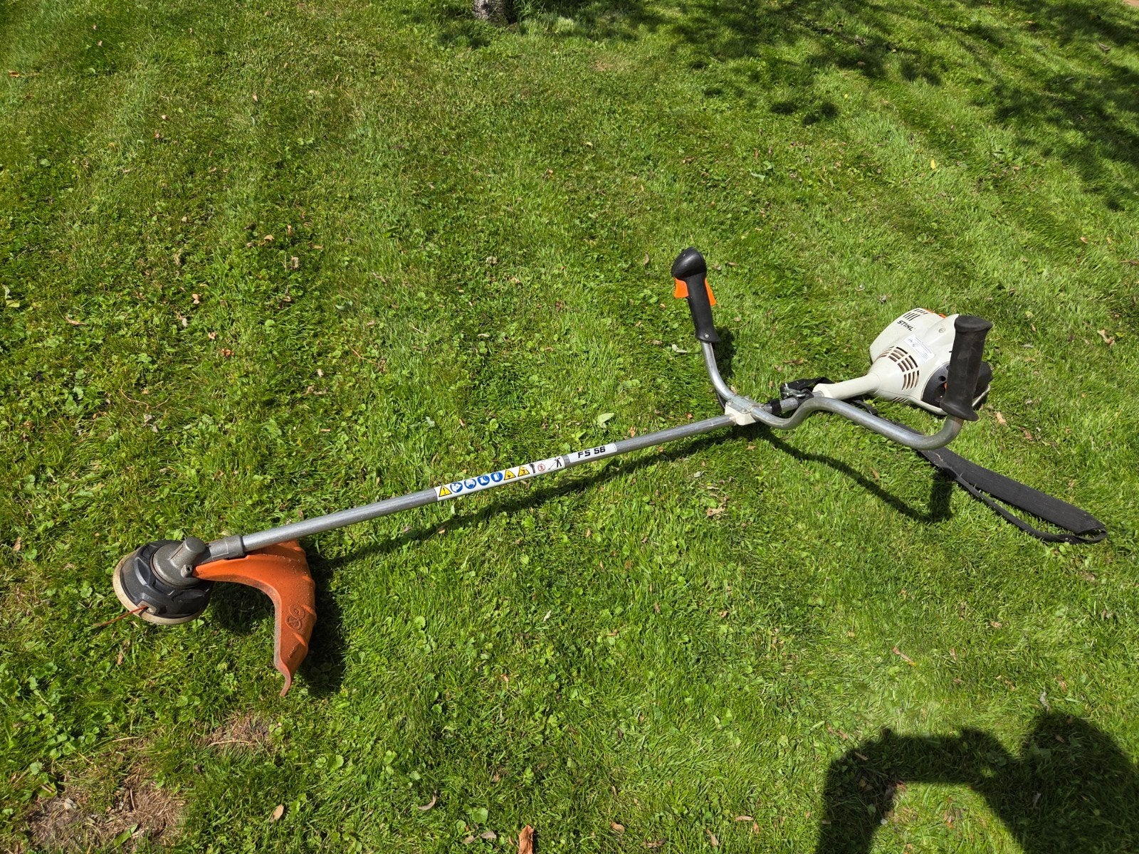 Stihl FS 56 RC-E bosmaaier met tuigje en gereedschap, Ophalen, Gebruikt, 30 tot 50 cm, Stihl