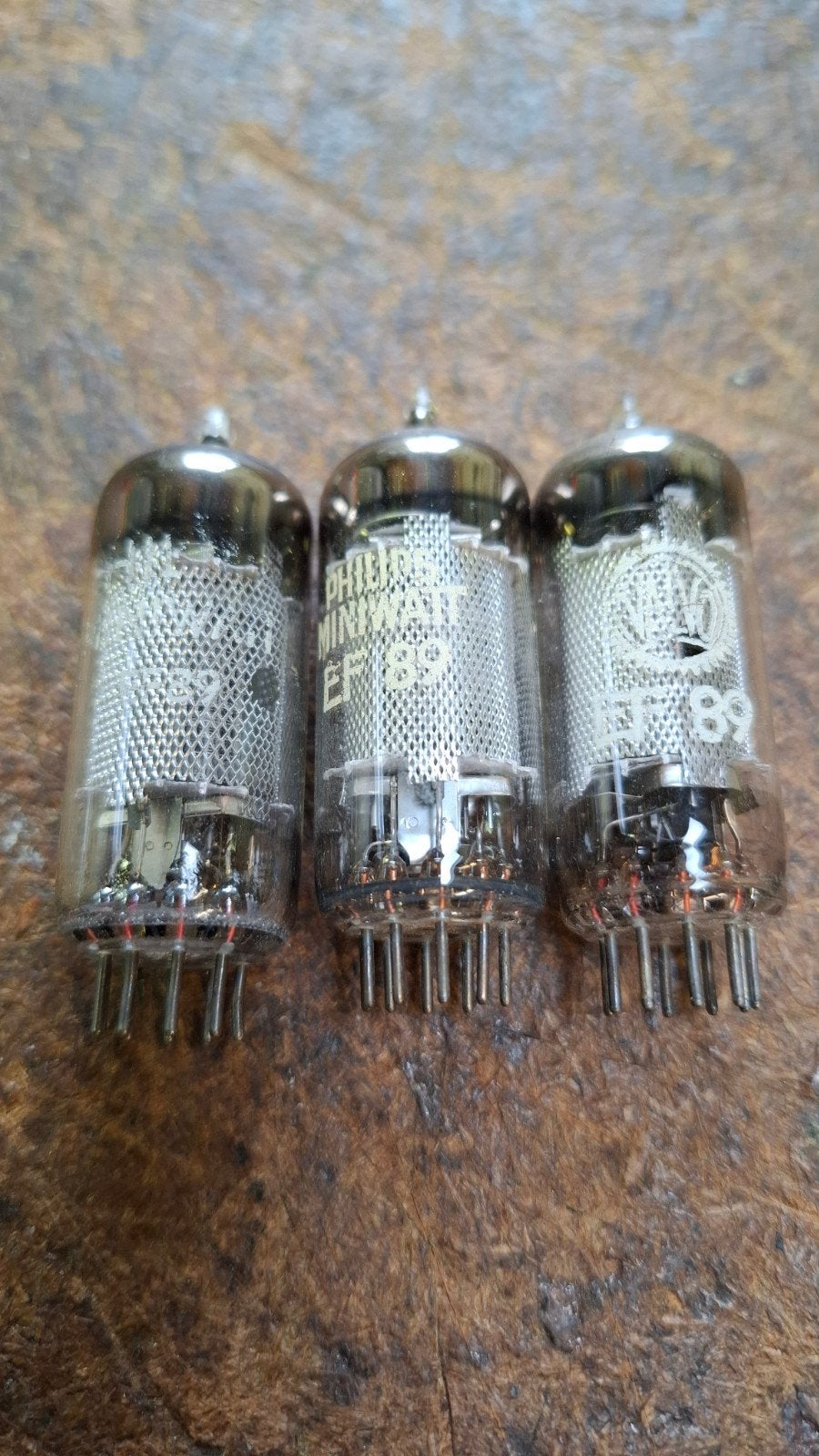 3x Buis EF89 - Philips Miniwatt en GE, Ophalen of Verzenden