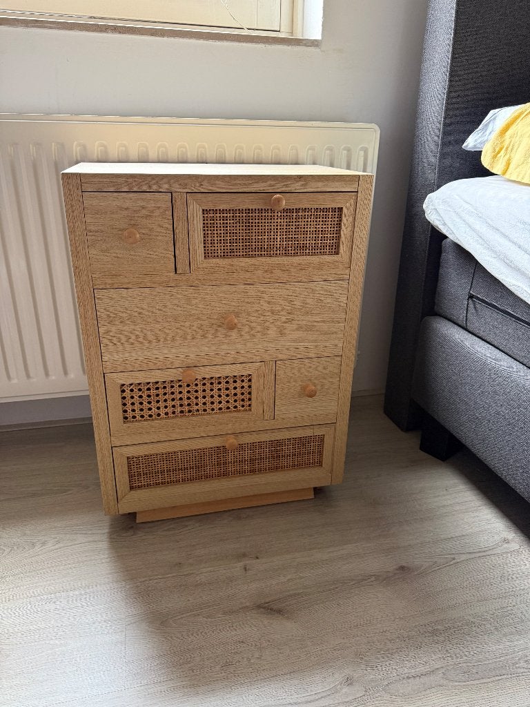Chest of 6 drawers, Ophalen, 5 laden of meer, Boho, 50 tot 100 cm