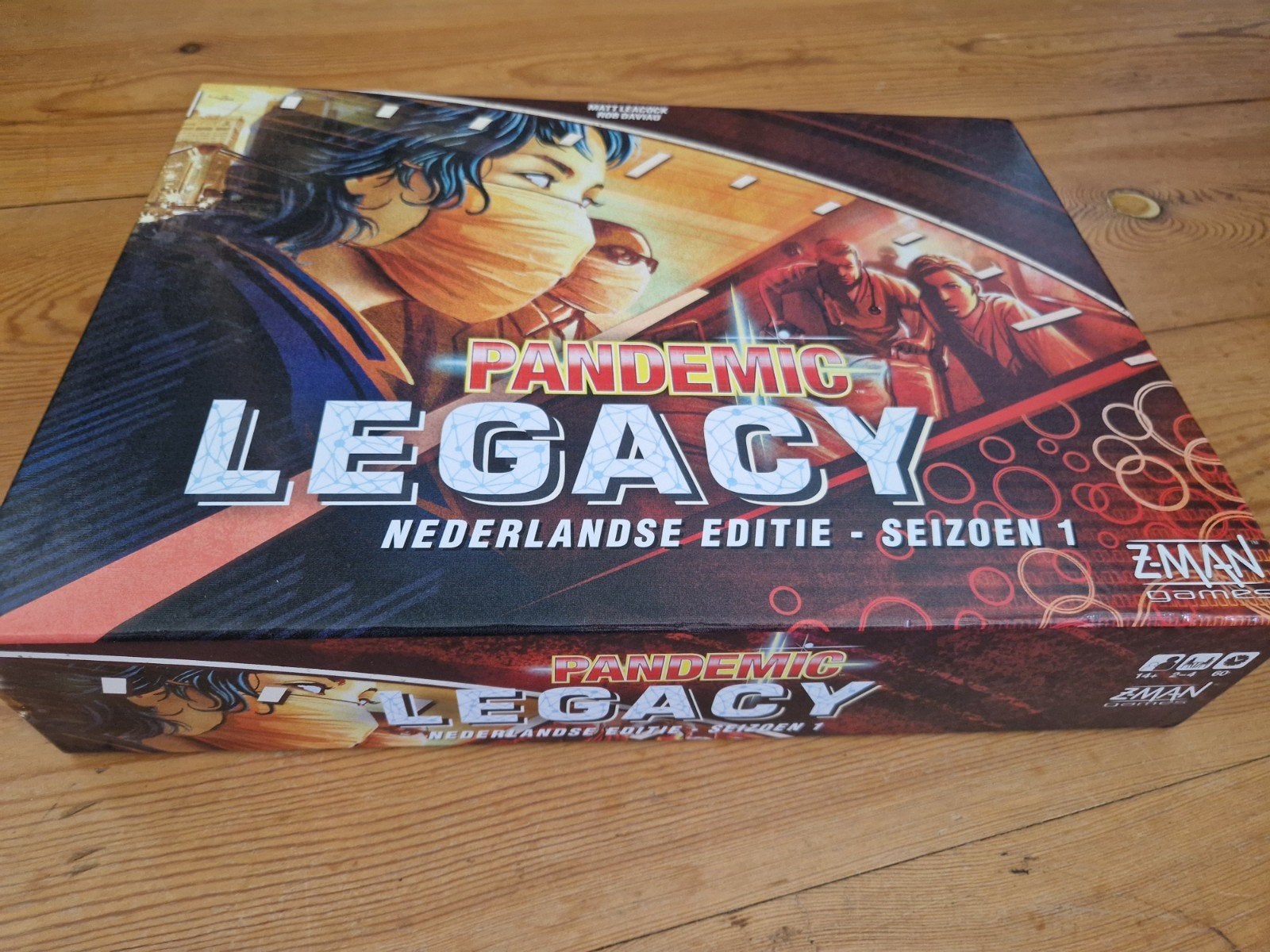 Spel: Pandemic Legacy Seizoen 1, NLversie, nieuw, Een of twee spelers, Ophalen, Nieuw, Z-Man Games