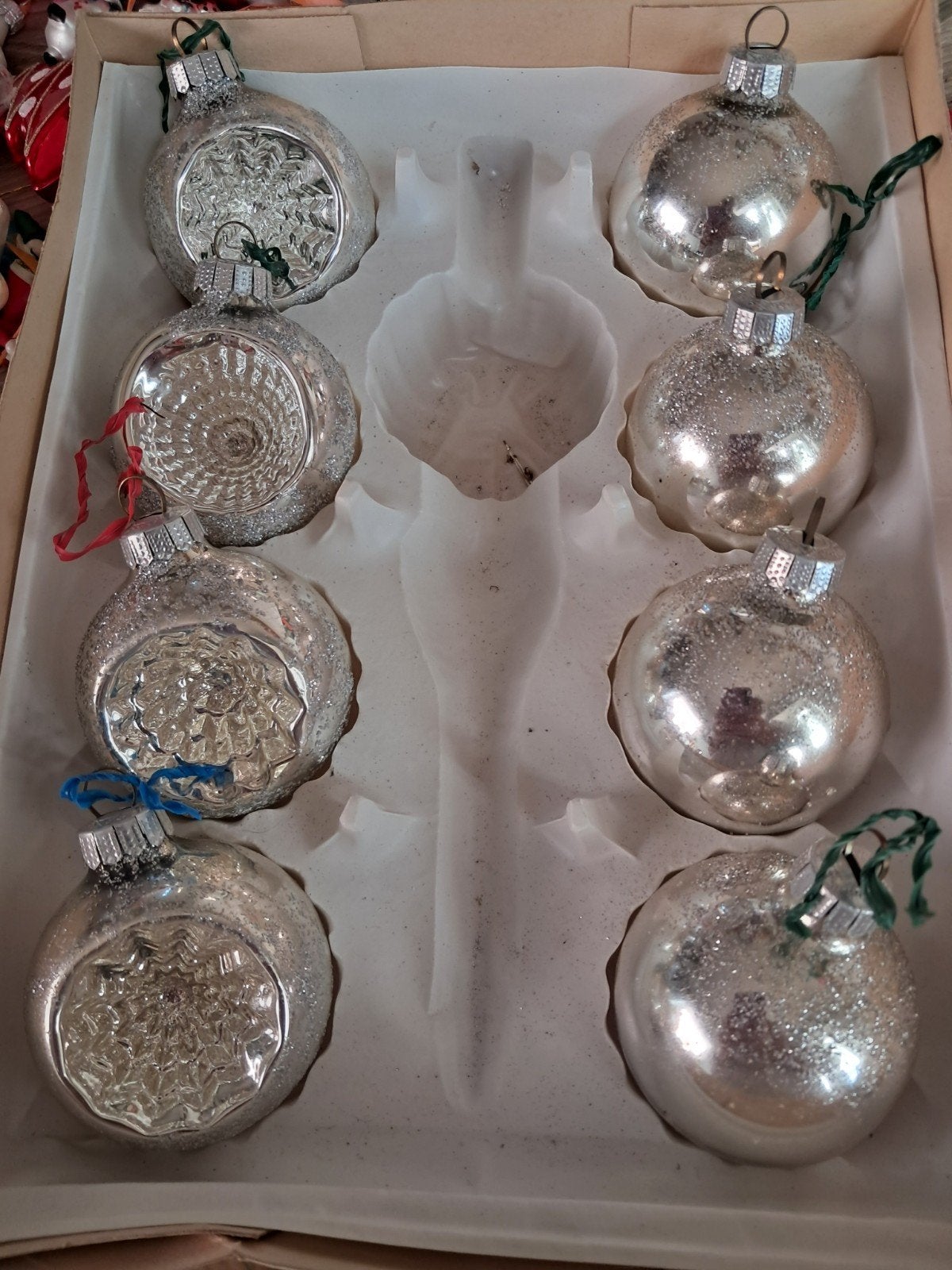kerst ballen oud, Ophalen of Verzenden