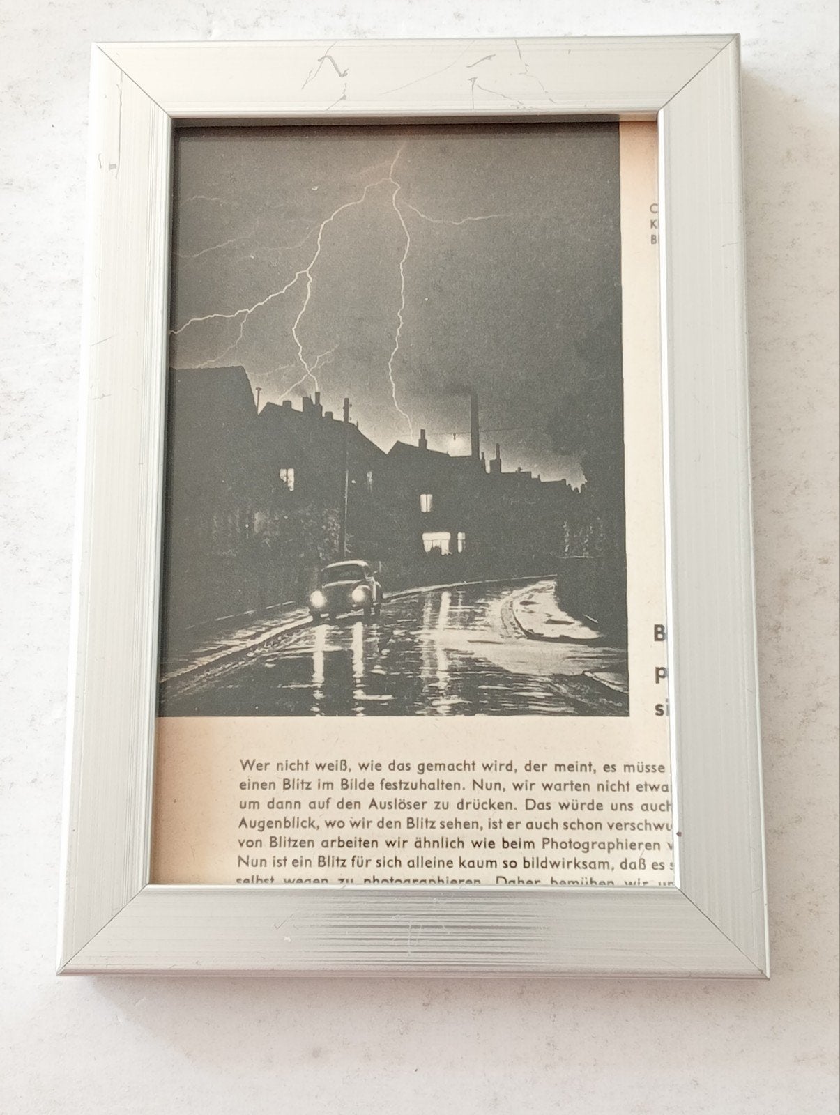 Lichtdruk pagina Volkswagen Kever 1954, Ophalen of Verzenden, 1940 tot 1960, Tijdschrift