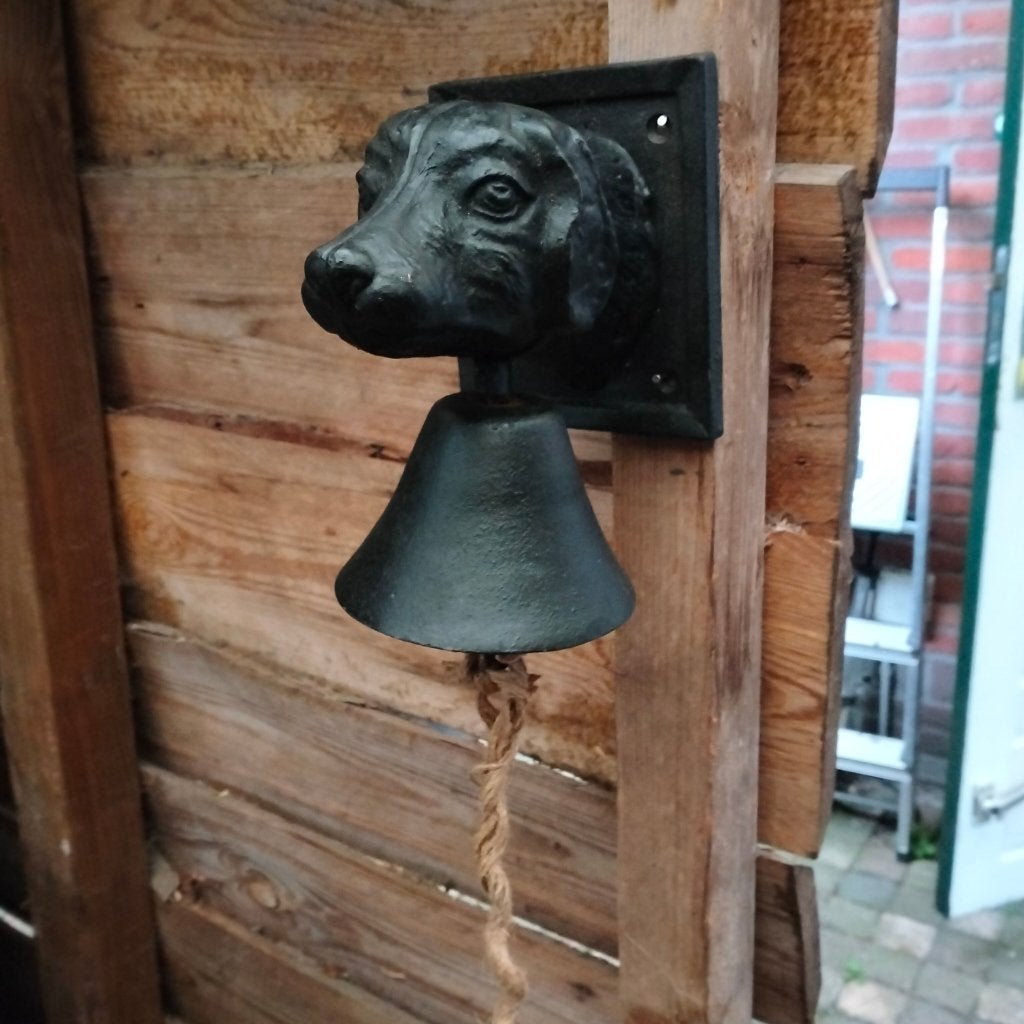 gietijzer bel golden retriever, Ophalen of Verzenden, Zo goed als nieuw