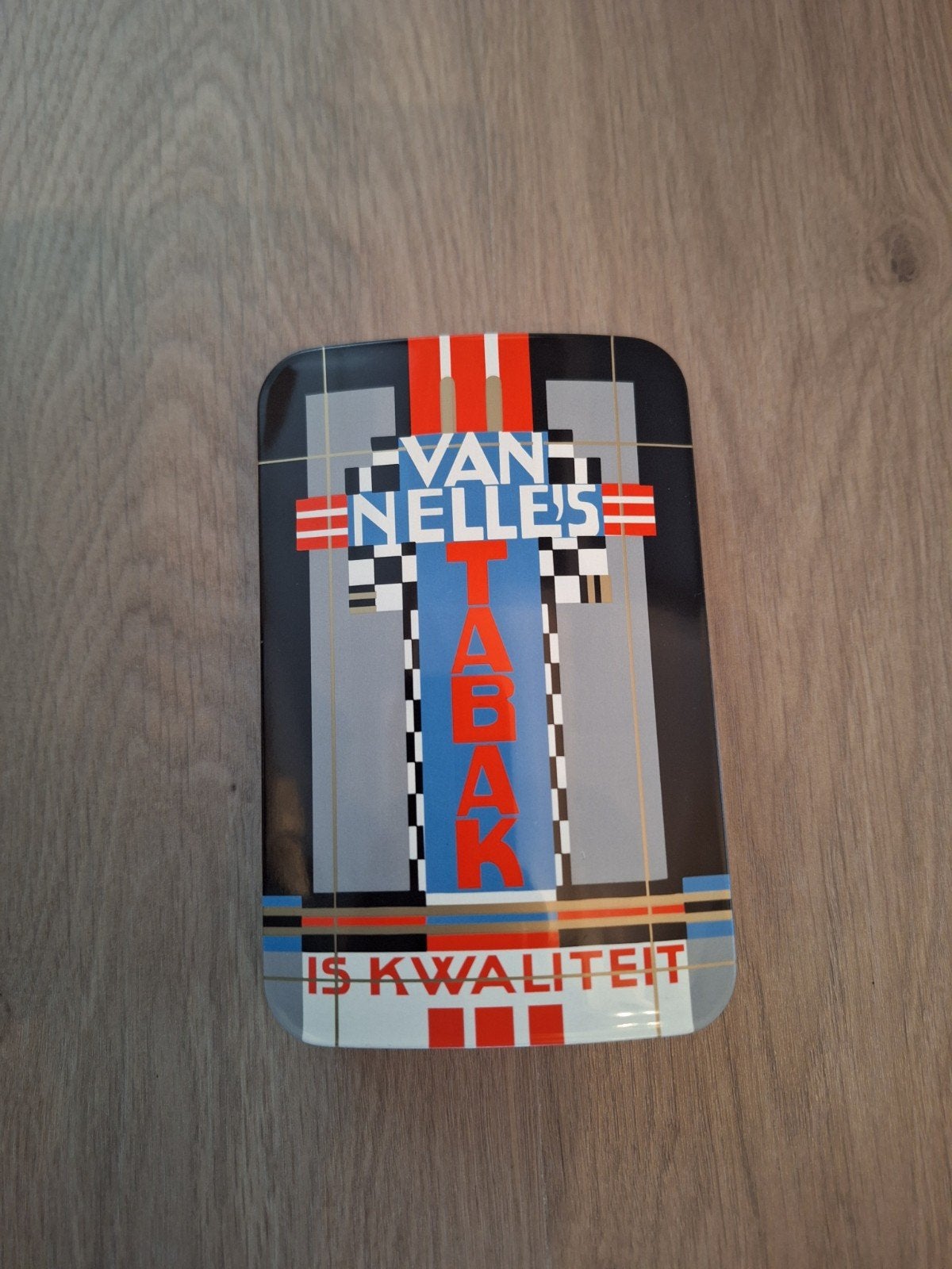 Van Nelle Tabaksblik – Art Deco - Jac. Jongert - Nieuwstaat, Ophalen of Verzenden, Zo goed als nieuw, Overige