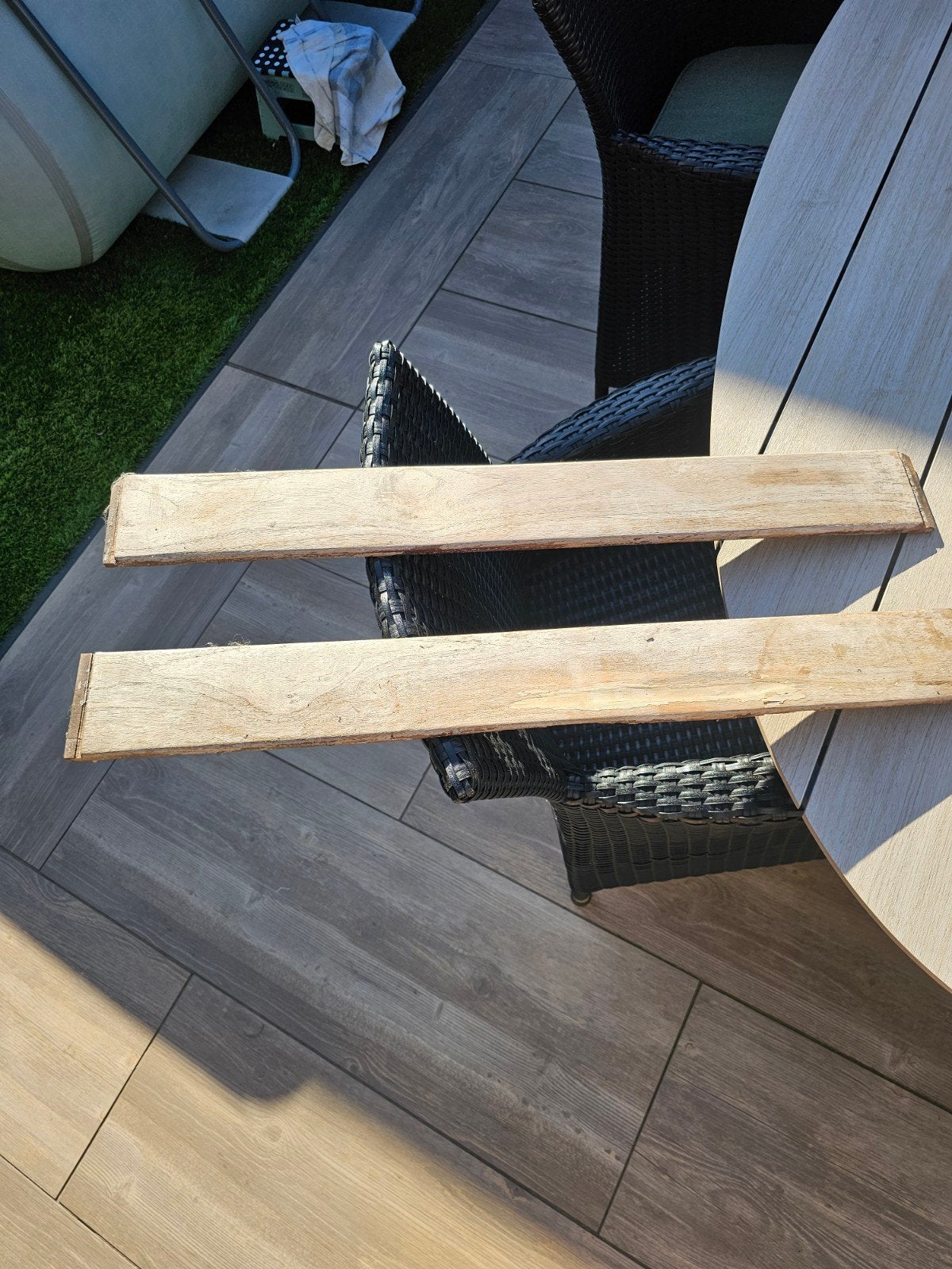 Oude teak planken, Ophalen, Gebruikt, Minder dan 25 mm, Plank