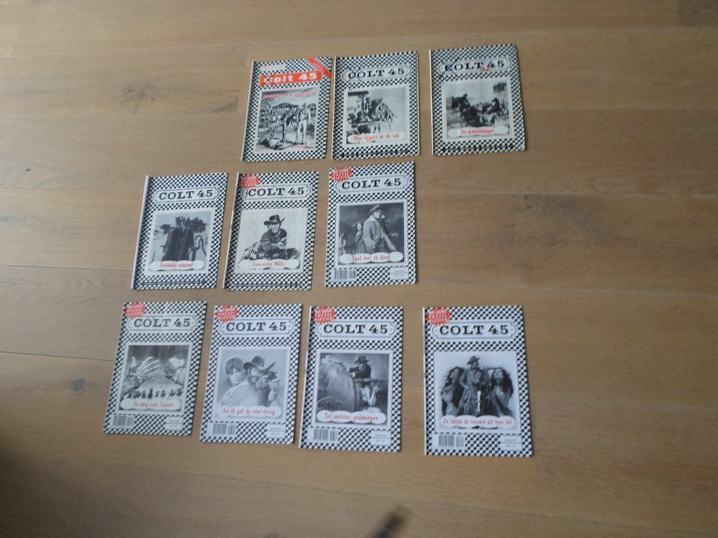 10 western Colt 45 boekjes, Ophalen of Verzenden, Gelezen