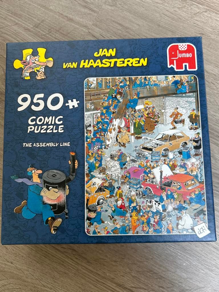 Jan van Haasteren - The Assembly Line - 950 stukjes, Ophalen of Verzenden, 500 t/m 1500 stukjes, Zo goed als nieuw, Legpuzzel