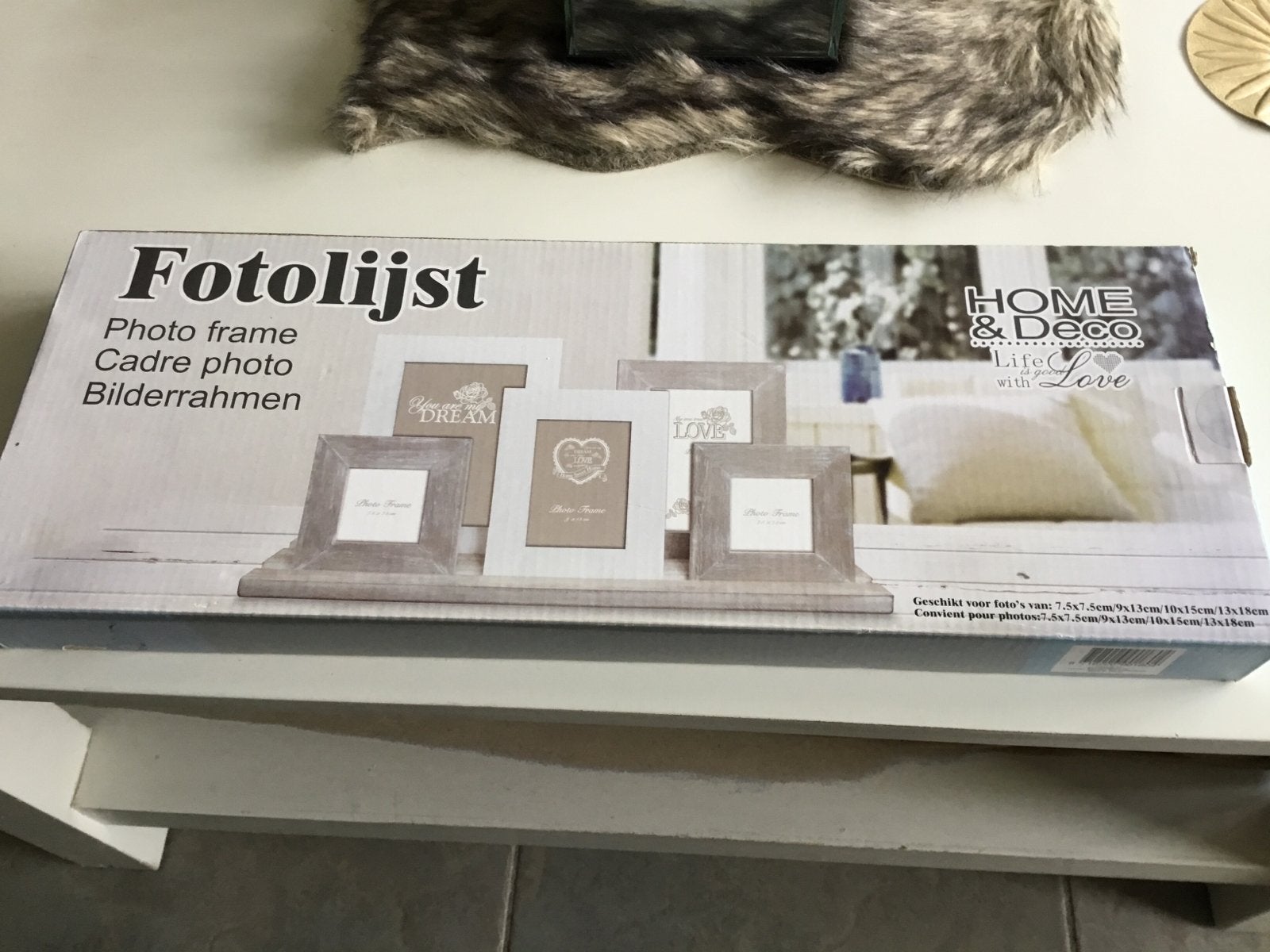 Fotolijst Home & Deco - Diverse formaten, Nieuw, Ophalen of Verzenden, Fotolijst, Met glas