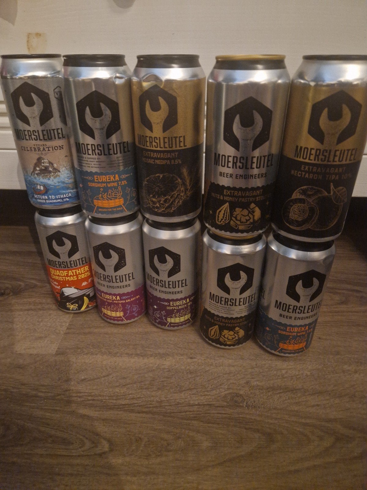 Moersleutel Craft Bier Blikjes Collectie - Diverse Smaken, Ophalen of Verzenden, Zo goed als nieuw, Flesje(s), Overige merken