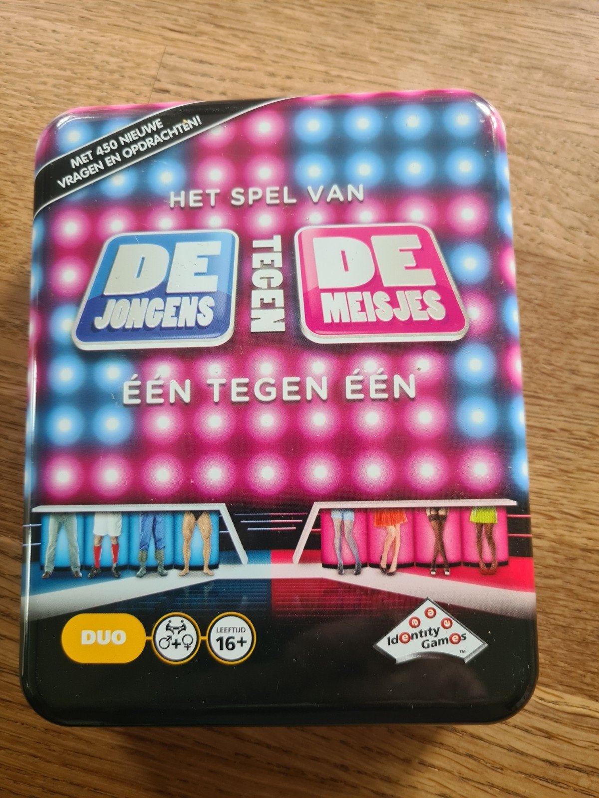 De Jongens tegen De Meisjes - Duo Editie, Een of twee spelers, Ophalen of Verzenden, Gebruikt, Identity Games