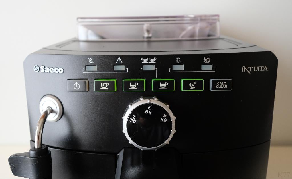 Saeco HD8750 Intuita Volautomatische Espresso Machine, Gebruikt, Espresso apparaat, 10 kopjes of meer, Afneembaar waterreservoir